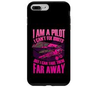 Sono un pilota non posso aggiustare gli idioti ma posso portarli lontano Custodia per iPhone 7 Plus/8 Plus