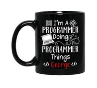 Sono Un Programmatore Che Fa Tazze Da Tè Ceramica Tazze Di Caffè Divertenti Tazza Mug Regalo Carino Per Fidanziati Anniversario Ragazze 330ml