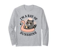 Sono un raggio di sole divertente procione umorismo estate Maglia a Manica
