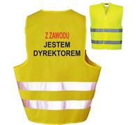 SONO UN REGISTA DI PROFESSIONE - Gilet riflettente con stampa