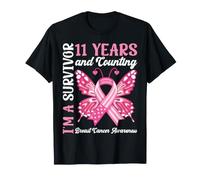Sono Un Sopravvissuto di 11 Anni e contando la consapevolezza del Cancro al Seno Maglietta