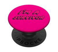 Sono un sopravvissuto | Sopravvivere Superare Forte PopSockets PopGrip Adesivo