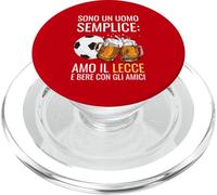 Sono un uomo semplice amo il regalo Lecce PopSockets PopGrip per MagSafe