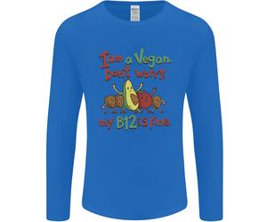 Sono Un Vegano Il Mio B12 È A Posto Maglietta A Maniche Lunghe Divertente Uomo