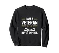 Sono un veterano Il mio giuramento non scade mai il giorno dei veterani Felpa