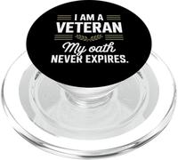 Sono un veterano Il mio giuramento non scade mai il giorno dei veterani PopSockets PopGrip per MagSafe