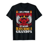 Sono Un Vigile del Fuoco Orgoglioso ma Niente batte Essere Un Nonno Maglietta