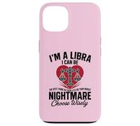 Sono una Bilancia Peggior Incubo Sassy Oroscopo Zodiaco divertente Custodia per iPhone 13