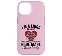 Sono una Bilancia Peggior Incubo Sassy Oroscopo Zodiaco divertente Custodia per iPhone 14