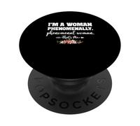 Sono una donna fenomenalmente fenomenale - Donna che sono io PopSockets PopGrip Adesivo