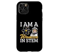 Sono una donna nello STEM Science Day Biologia Major Steminist Custodia per iPhone 11 Pro
