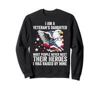 Sono Una Figlia veterana La Maggior Parte delle Persone Non incontra mai i propri Eroi Felpa