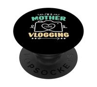 Sono una madre, amo i vlog, creatore di contenuti per social media PopSockets PopGrip Adesivo