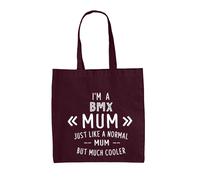Sono Una Mamma Bmx - Borsa In Tela - Ciclismo Ciclista Moto Cross Madre