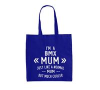 Sono Una Mamma Bmx - Borsa In Tela - Ciclismo Ciclista Moto Cross Madre