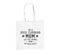 Sono Una Mamma Di Arrampicata - Borsa In Tela - Interno Esterno Montagna Rocce