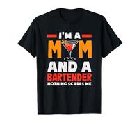 Sono Una Mamma e Un Barista Niente Mi spaventa Maglietta