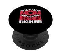 Sono Una Mamma E Un Ingegnere Meccanico Ingegneria Studente PopSockets PopGrip Adesivo