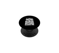 Sono una mamma e un'infermiera Niente mi spaventa PopSockets PopGrip Adesivo