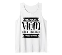 Sono Una Mamma Orgogliosa di Un Fantastico Infermiera Festa della Mamma Mot Canotta