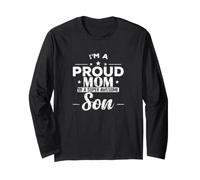 Sono Una Mamma Orgogliosa di Un Figlio Super Fantastico Maglia a Manica