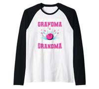 Sono Una Nonna da Bowling Proprio Come Una Nonna Normale ma più Fresca Maglia con Maniche Raglan