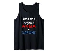 Sono una ragazza ansiosa e sapone i Vive of Stress and Igiene Canotta