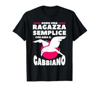 Sono Una Ragazza Semplice Che Ama Il Gabbiano Maglietta