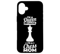 Sono una regina perché sono una mamma scacchista Gioco Custodia per iPhone 16 Plus