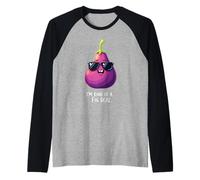 Sono Una Specie di affare di fico Divertente Frutta Divertente Maglia con Maniche Raglan