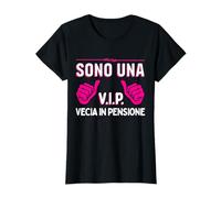 Sono Una Vip Vecia In Pensione Pensionata Regalo Donna Maglietta
