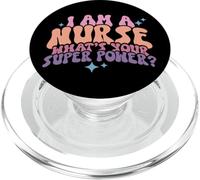 Sono un'infermiera Qual è il tuo super potere PopSockets PopGrip per MagSafe