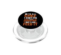 Sono uno chef che non posso aggiustare stupido ma posso nutrirlo PopSockets PopGrip per MagSafe