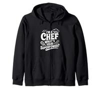 Sono Uno Chef Qual è Il Tuo superpotere Cucina Divertente Felpa con Cappuccio