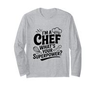 Sono Uno Chef Qual è Il Tuo superpotere Cucina Divertente Maglia a Manica