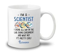 Sono Uno Scienziato E Passo Tutto Il Giorno In Laboratorio Tazza Colazione Divertenti Tazze Di Caffè Ceramica Tazze Da Tè Regali Novità Per Anniversario Ufficio Festa Della Mamma 330ml