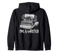 Sono Uno scrittore Scrivi Scrittura Autore Lavoro Felpa con Cappuccio