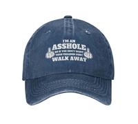 Sono Uno Stronzo, Quindi Se Non Vuoi Che I Tuoi Sentimenti Vengano Feriti, Vattene. Uomini Donna Berretto da Baseball Leggera Cappelli da papà Casual Trucker Cappellino per Alpinismo Golf Che Corre