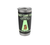 Sono venuti per i più freddi dischi volanti alieni Capybara Bicchiere termico in acciaio inox doppia parete