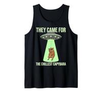Sono venuti per i più Freddi Dischi Volanti Alieni Capybara Canotta