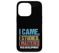 Sono venuto Ho studiato ho imparato la codifica dello sviluppo web Custodia per iPhone 13 Pro