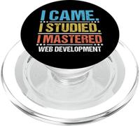 Sono venuto Ho studiato ho imparato la codifica dello sviluppo web PopSockets PopGrip per MagSafe