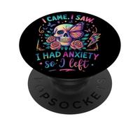 Sono venuto Ho visto che avevo ansia, quindi me ne sono andato PopSockets PopGrip Adesivo
