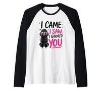Sono venuto, Ho Visto Che Ti Ho ignorato, Stile Barboncino Maglia con Maniche Raglan