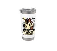 Sono venuto ho visto di aver infestato il divertente fantasma di Halloween Bicchiere termico in acciaio inox doppia parete