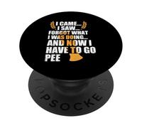 Sono venuto Ho visto dimenticato quello che stavo facendo e ora devo andare Pe PopSockets PopGrip Adesivo