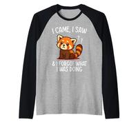 Sono venuto, ho visto e ho dimenticato quello che stavo facendo Maglia con Maniche Raglan