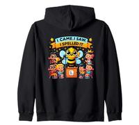 Sono venuto ho visto l'ho scritto Funny Spelling Bee Felpa con Cappuccio