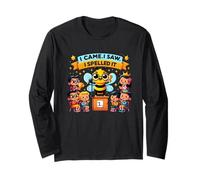 Sono venuto ho visto l'ho scritto Funny Spelling Bee Maglia a Manica