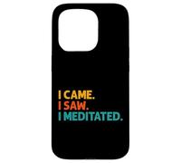Sono venuto ho visto meditato la meditazione Custodia per iPhone 15 Pro